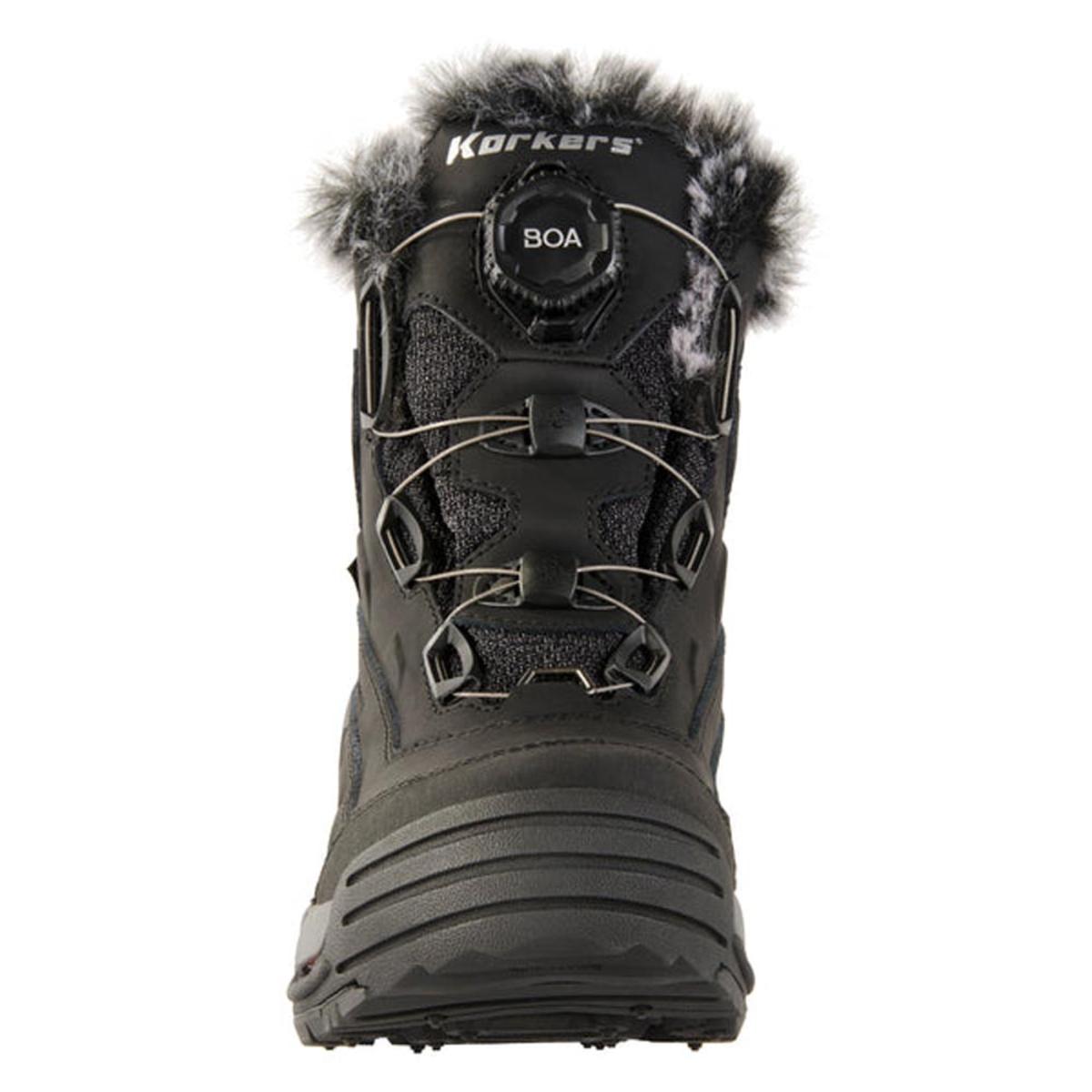 Korkers Women's Snowmageddon Boa Winter Boots with SnowTrac Sole Korkers Women's Snowmageddon Boa Winter Boots with SnowTrac Sole