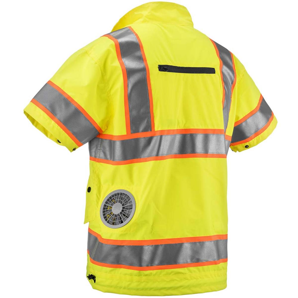 ZippKool HVN-510U ANSI Class 3 High-Visibility Short Sleeve Cooling Vest with Rechargeable Battery ZippKool HVN-510U ANSI Class 3 High-Visibility Short Sleeve Cooling Vest with Rechargeable Battery