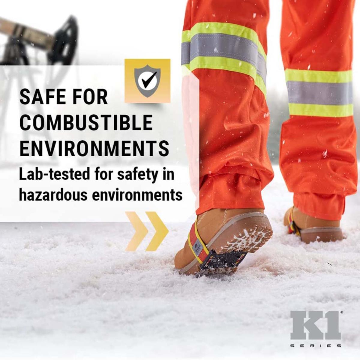 K1 Ice Cleats Original Mid-Sole Ice Cleats High-Profile Intrinsic - Hi-Vis K1 Ice Cleats Original Mid-Sole Ice Cleats High-Profile Intrinsic - Hi-Vis