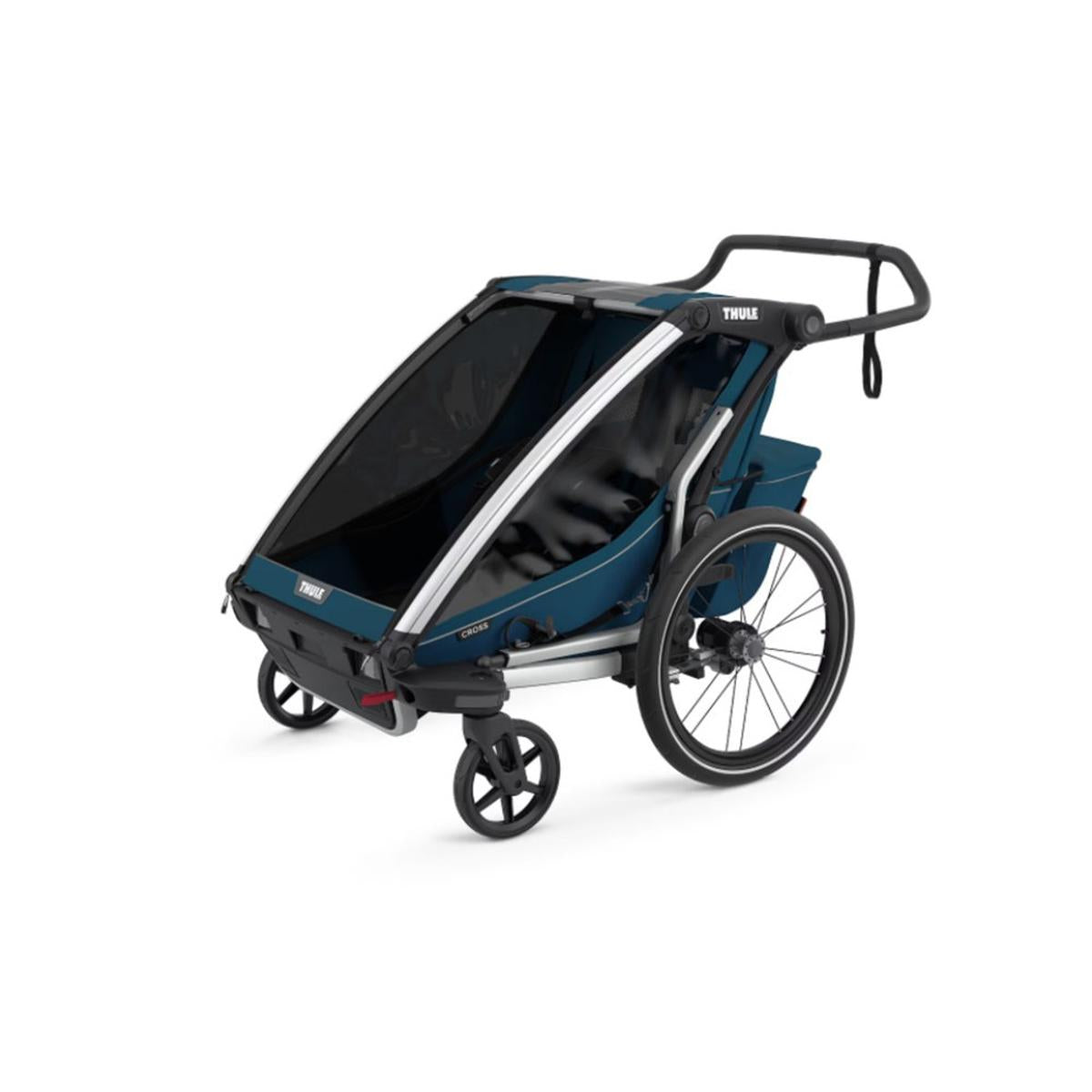 Thule Chariot Cross 2-Seat Multisport Bike Trailer - Majolica Blue Thule Chariot Cross 2-Seat Multisport Bike Trailer - Majolica Blue