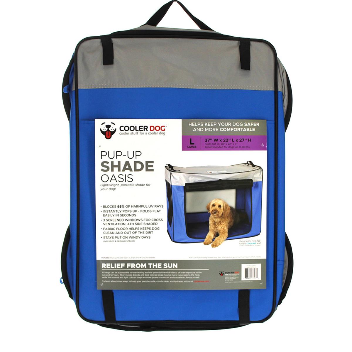 Cooler Dog Pup-Up Shade Oasis - Large Cooler Dog Pup-Up Shade Oasis - Large