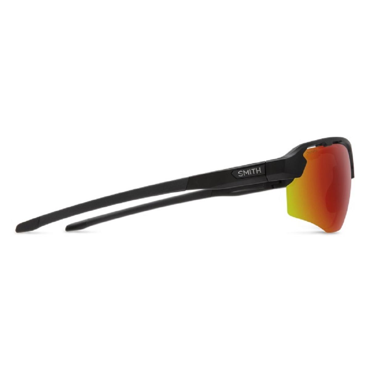 Smith Optics Resolve Sunglasses ChromaPop Red Mirror - Matte Black Frame Smith Optics Resolve Sunglasses ChromaPop Red Mirror - Matte Black Frame