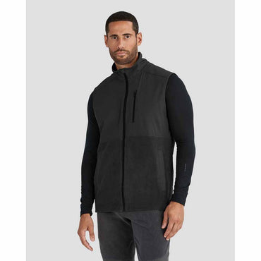 Terramar Men's C-Suite Mammoth Sherpa Fleece Full-Zip Vest