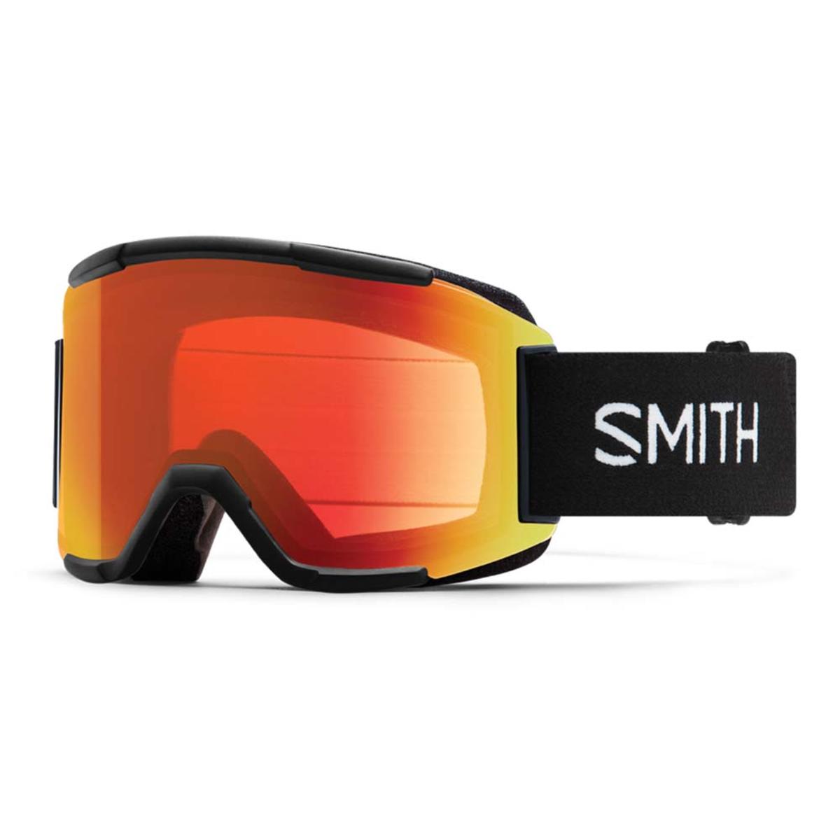 Smith Optics Squad Goggles Chromapop Everyday Red Mirror - Black Frame Smith Optics Squad Goggles Chromapop Everyday Red Mirror - Black Frame