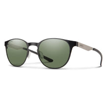 Smith Optics Eastbank Metal Sunglasses ChromaPop Polarized Gray Green - Matte Black/Silver Frame