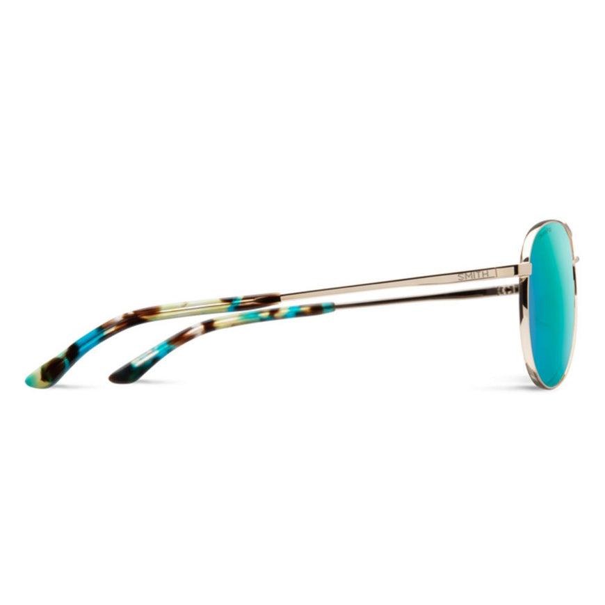 Smith Optics Langley 2 Sunglasses ChromaPop Opal Mirror - Gold Frame