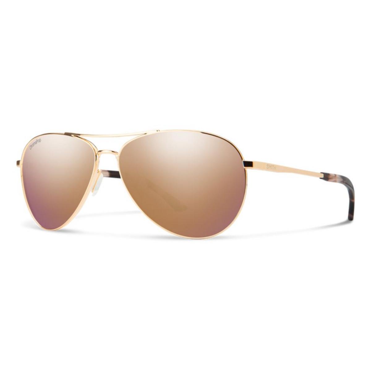 Smith Optics Langley 2 Sunglasses ChromaPop Polarized Rose Gold Mirror - Rose Gold Frame Smith Optics Langley 2 Sunglasses ChromaPop Polarized Rose Gold Mirror - Rose Gold Frame