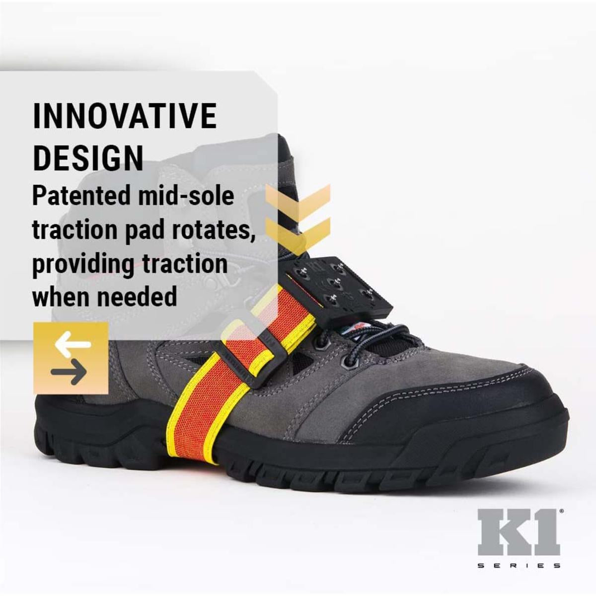 K1 Ice Cleats Original Mid-Sole Ice Cleats Low-Profile Intrinsic - Hi-Vis K1 Ice Cleats Original Mid-Sole Ice Cleats Low-Profile Intrinsic - Hi-Vis