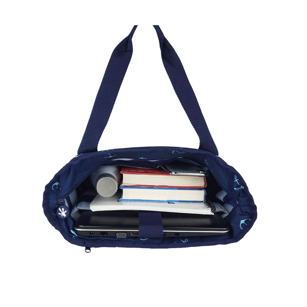 Geckobrands Convertible Tote & Backpack - Anchors Geckobrands Convertible Tote & Backpack - Anchors