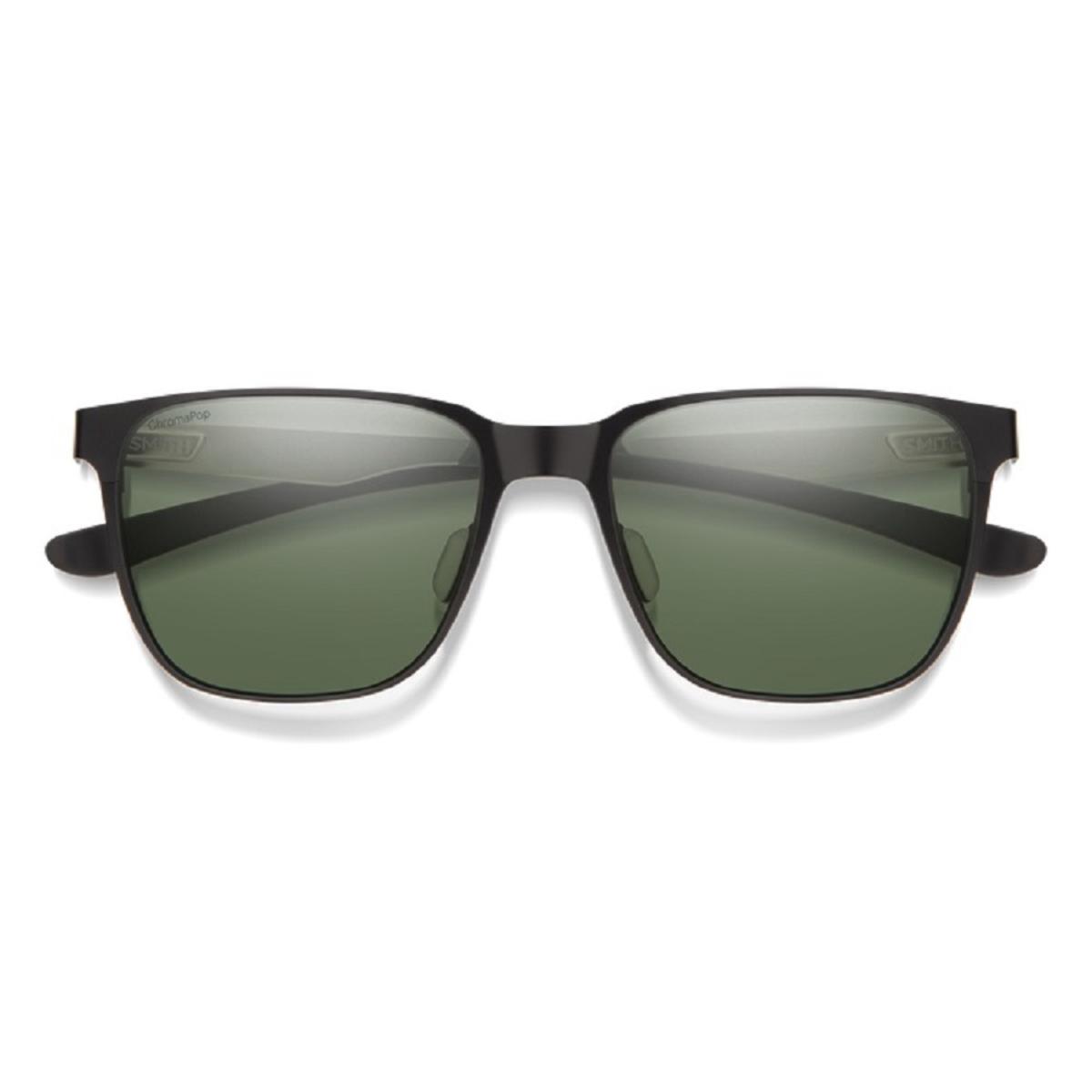 Smith Optics Lowdown Metal Sunglasses ChromaPop Polarized Gray Green - Matte Black/Silver Frame Smith Optics Lowdown Metal Sunglasses ChromaPop Polarized Gray Green - Matte Black/Silver Frame