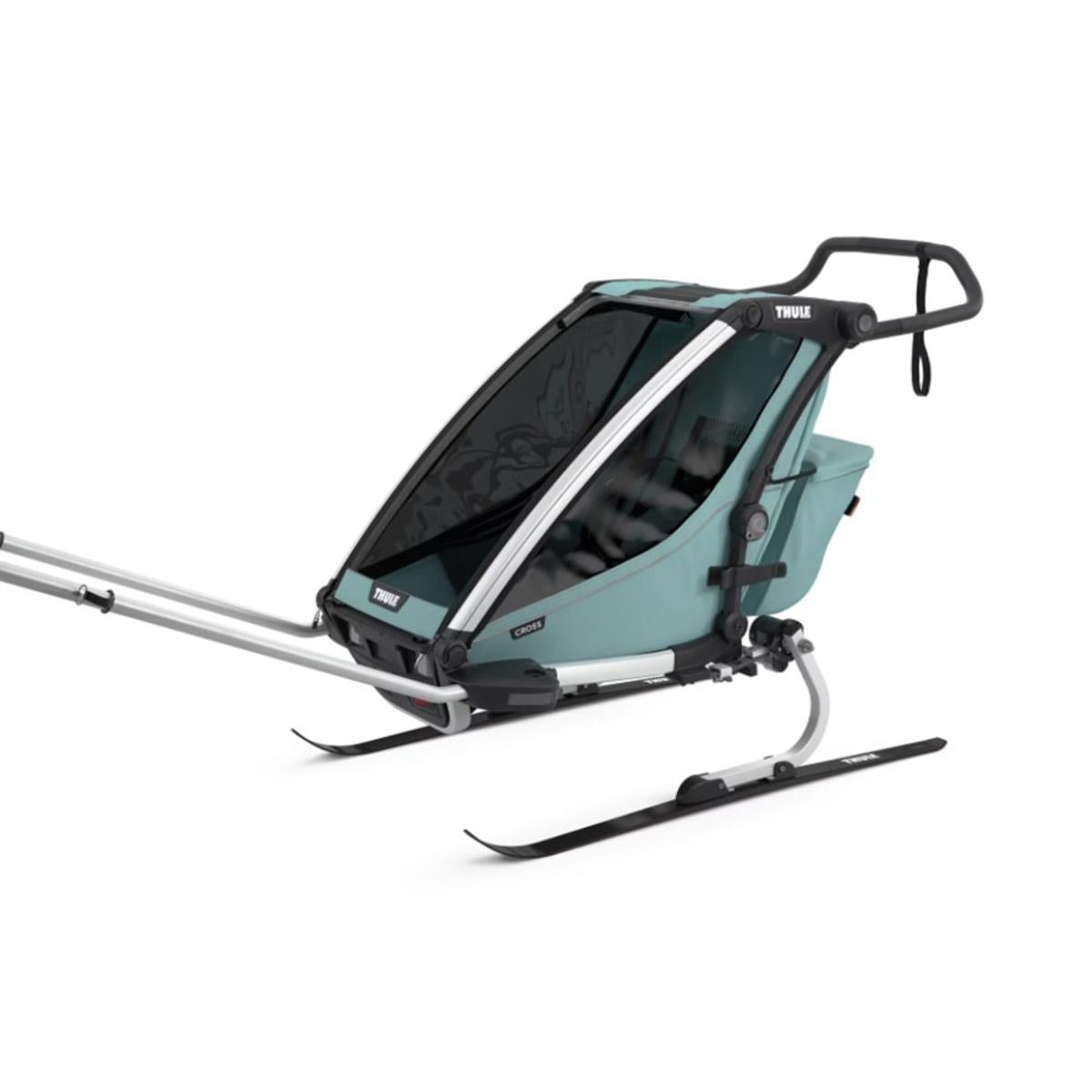 Thule Chariot Cross 1-Seat Multisport Bike Trailer - Alaska Blue Thule Chariot Cross 1-Seat Multisport Bike Trailer - Alaska Blue