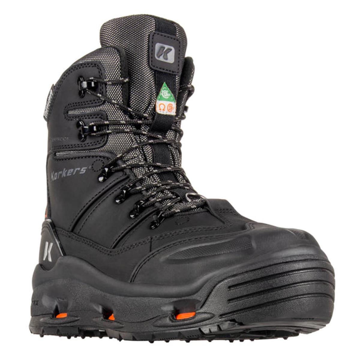 Korkers Men's Snowjack Pro Safety Winter Work Boots with Ninety Degree Sole Korkers Men's Snowjack Pro Safety Winter Work Boots with Ninety Degree Sole