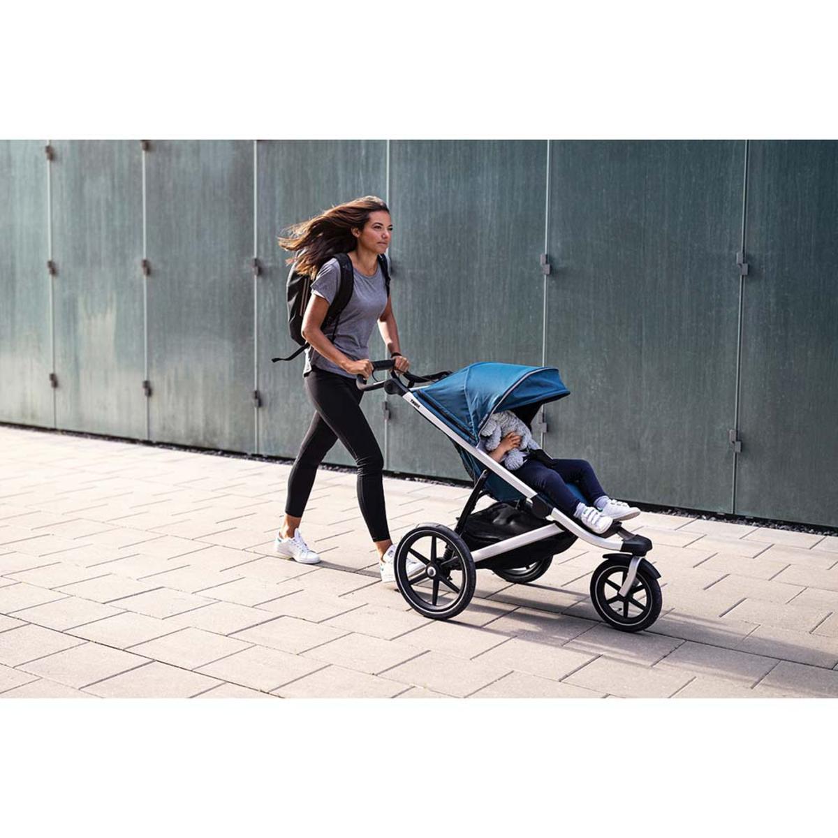 Thule Urban Glide 2 Stroller - Aluminum/Majolica Blue Thule Urban Glide 2 Stroller - Aluminum/Majolica Blue