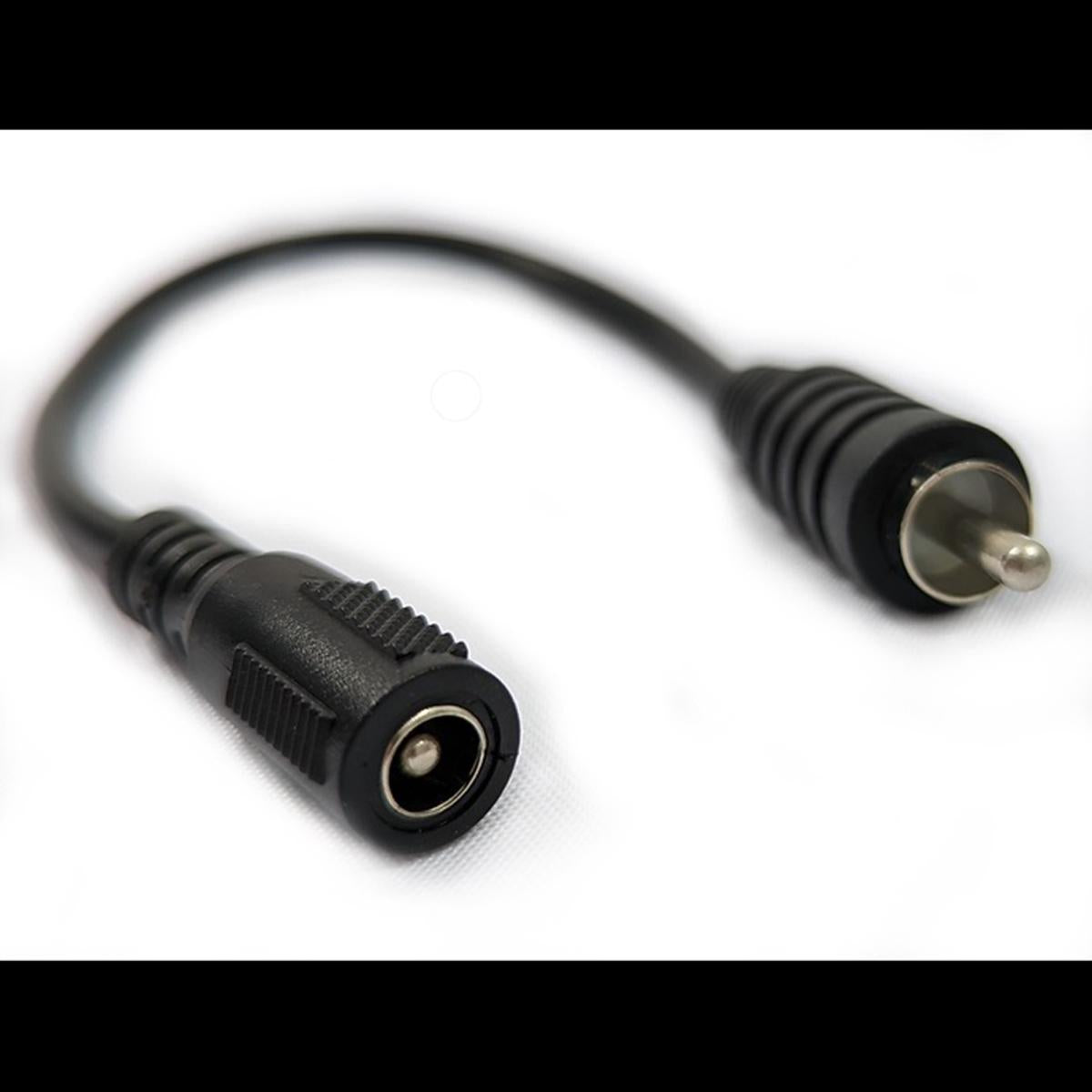 California Heat 12V RCA to Female COAX Adapter - Black California Heat 12V RCA to Female COAX Adapter - Black