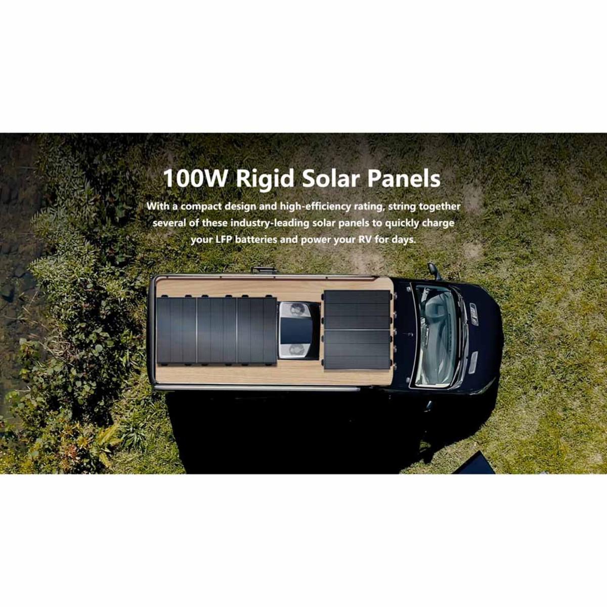 EcoFlow 100W Rigid Solar Panel EcoFlow 100W Rigid Solar Panel