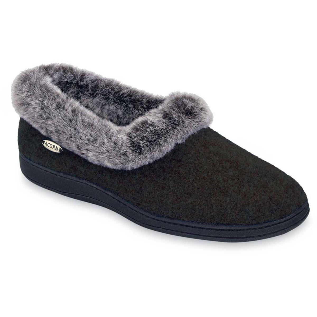 Acorn Women's Chinchilla Collar Slippers Acorn Women's Chinchilla Collar Slippers