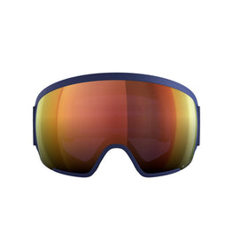 POC Orb Ski Goggles Partly Sunny Orange Lens - Lead Blue Frame