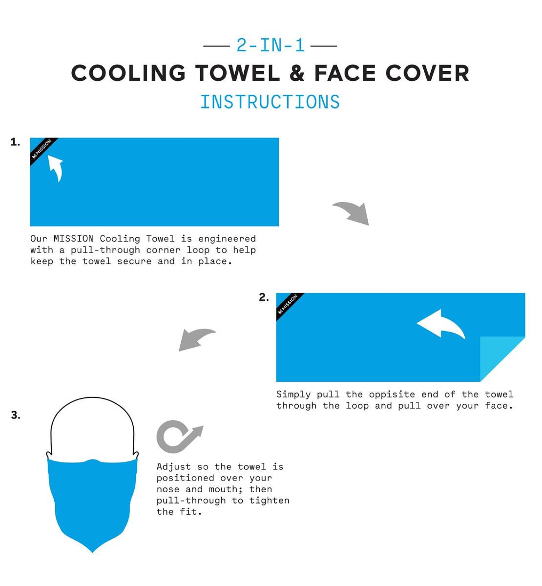 Mission EnduraCool Original Cooling Towel Mission EnduraCool Original Cooling Towel