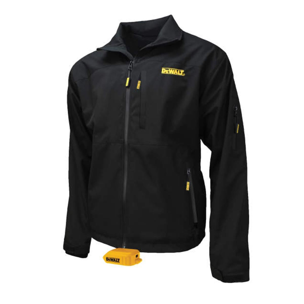 DeWalt Men's Heated Structured Soft Shell Jacket with Battery DeWalt Men's Heated Structured Soft Shell Jacket with Battery