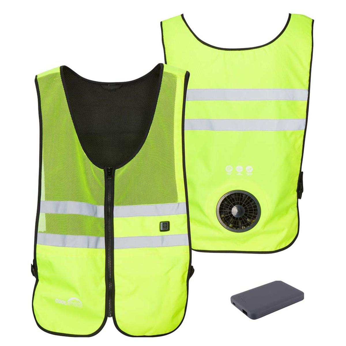 Venture Heat Unisex WindTech Pro 3 Speed Wearable Cooling Fan Vest with 3.7V Battery Venture Heat Unisex WindTech Pro 3 Speed Wearable Cooling Fan Vest with 3.7V Battery