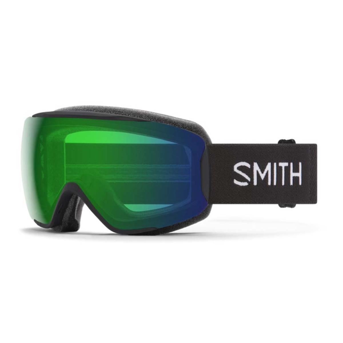 Smith Optics Women's Moment Goggles ChromaPop Everyday Green Mirror - Black Frame Smith Optics Women's Moment Goggles ChromaPop Everyday Green Mirror - Black Frame
