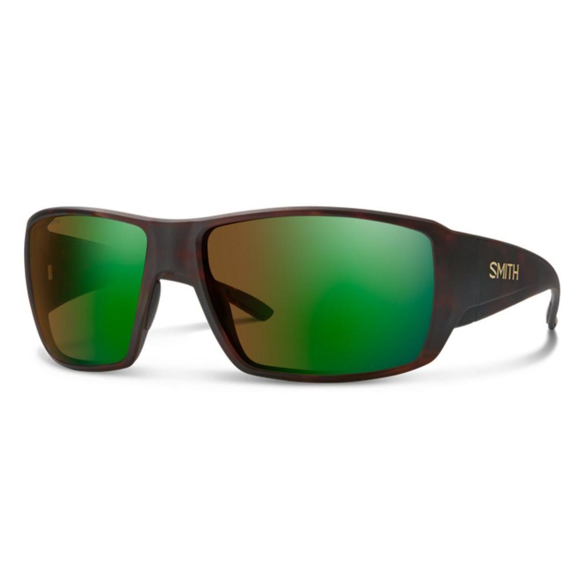 Smith Optics Guide's Choice Sunglasses ChromaPop Glass Polarchromic Brown Green Mirror - Matte Tortoise Frame Smith Optics Guide's Choice Sunglasses ChromaPop Glass Polarchromic Brown Green Mirror - Matte Tortoise Frame