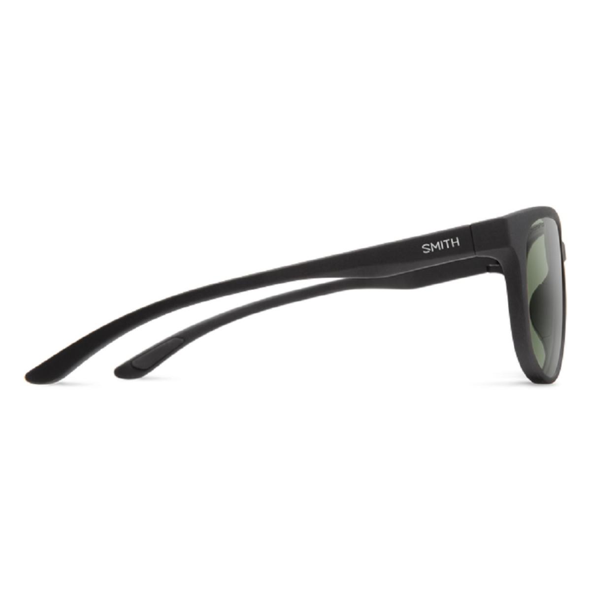 Smith Optics Lake Shasta Sunglasses ChromaPop Polarized Gray Green - Matte Black Frame Smith Optics Lake Shasta Sunglasses ChromaPop Polarized Gray Green - Matte Black Frame