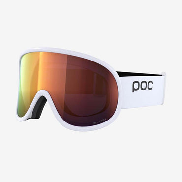 POC Retina Big Clarity Goggles Spektris Orange Lens - Hydrogen White Frame