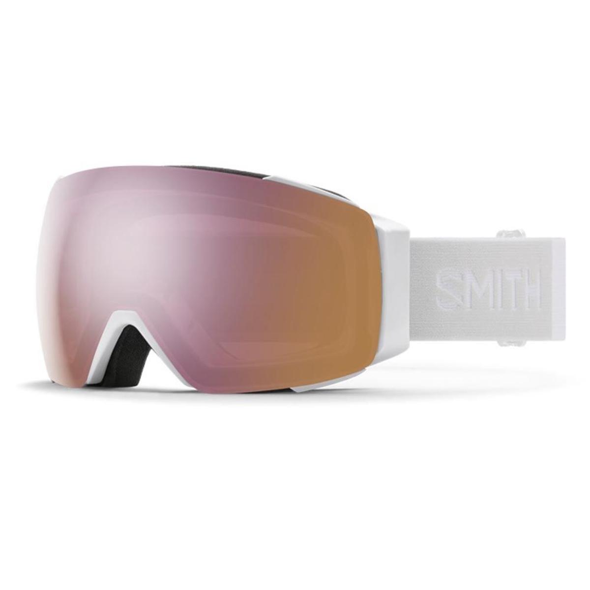 Smith Optics I/O MAG Goggles ChromaPop Everyday Rose Gold Mirror - White Vapor Frame Smith Optics I/O MAG Goggles ChromaPop Everyday Rose Gold Mirror - White Vapor Frame