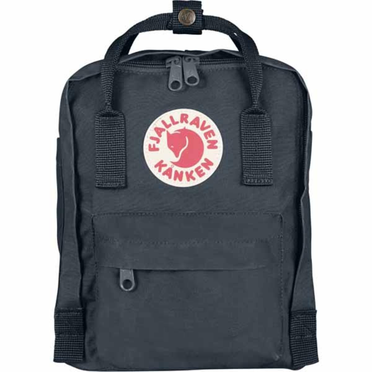 FjallRaven Kanken Mini Kids Backpack - Graphite FjallRaven Kanken Mini Kids Backpack - Graphite