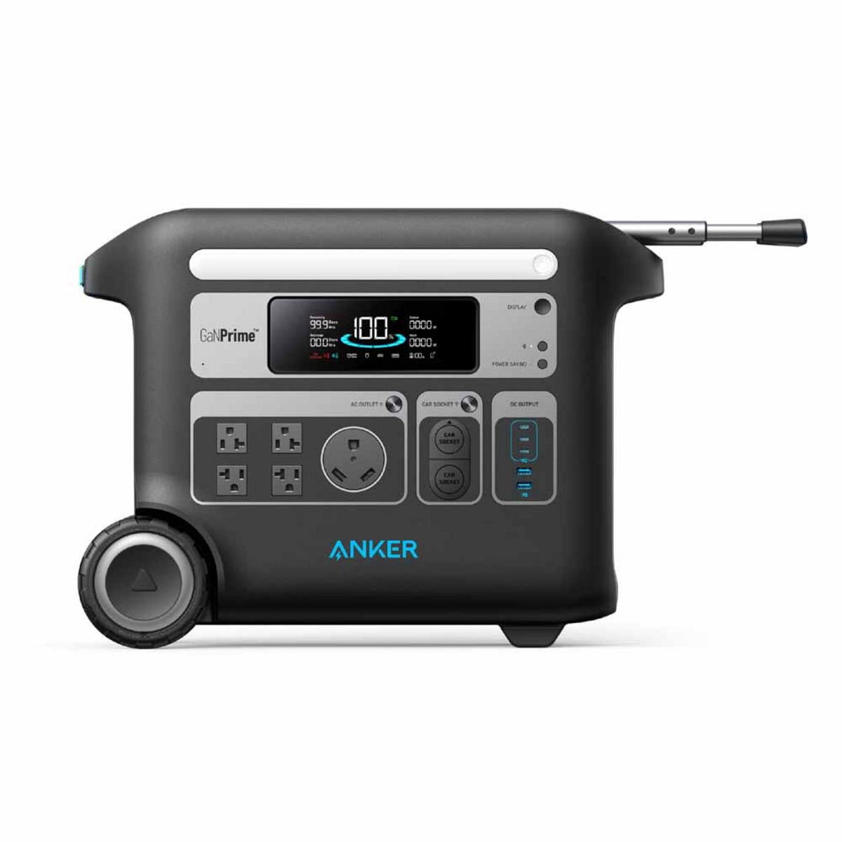 Anker Solar Generator 767 - PowerHouse 2048Wh with 3 x 200W Solar Panel and Expansion Battery Anker Solar Generator 767 - PowerHouse 2048Wh with 3 x 200W Solar Panel and Expansion Battery