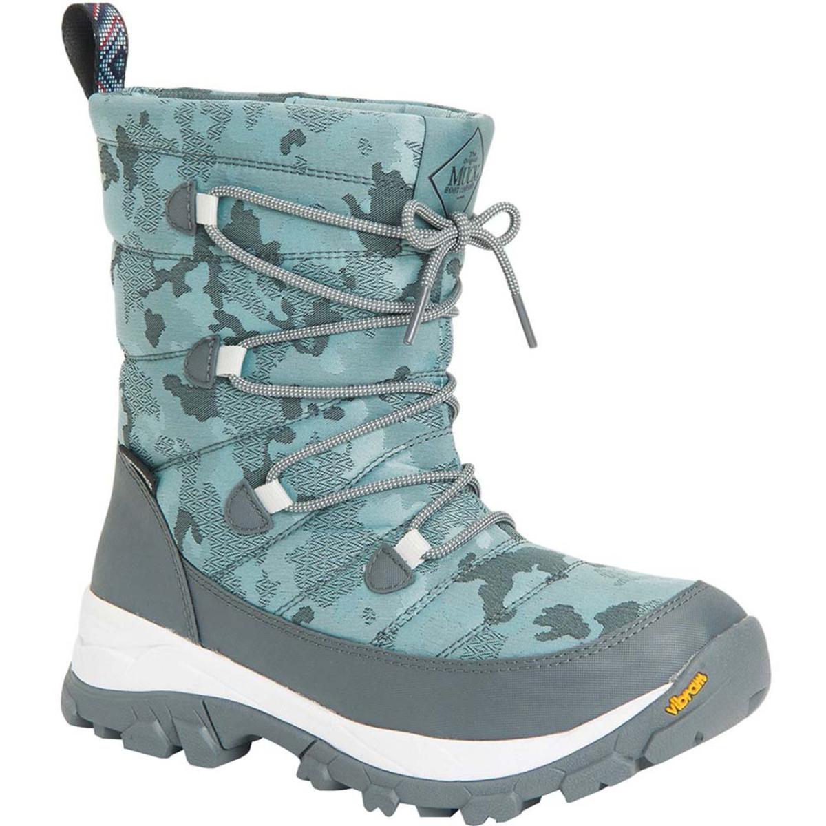Muck Women's Nomadic Sport Arctic Grip A.T. Lace Boots (Blue Camo, 8) Muck Women's Nomadic Sport Arctic Grip A.T. Lace Boots (Blue Camo, 8)