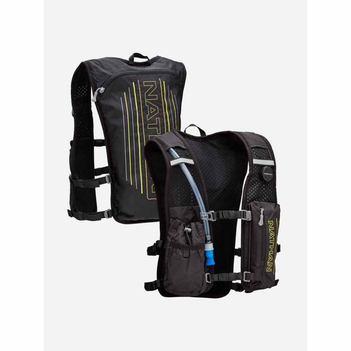 Nathan Laser Light 3 Liter Hydration Pack - Black/High Vis Yellow Nathan Laser Light 3 Liter Hydration Pack - Black/High Vis Yellow