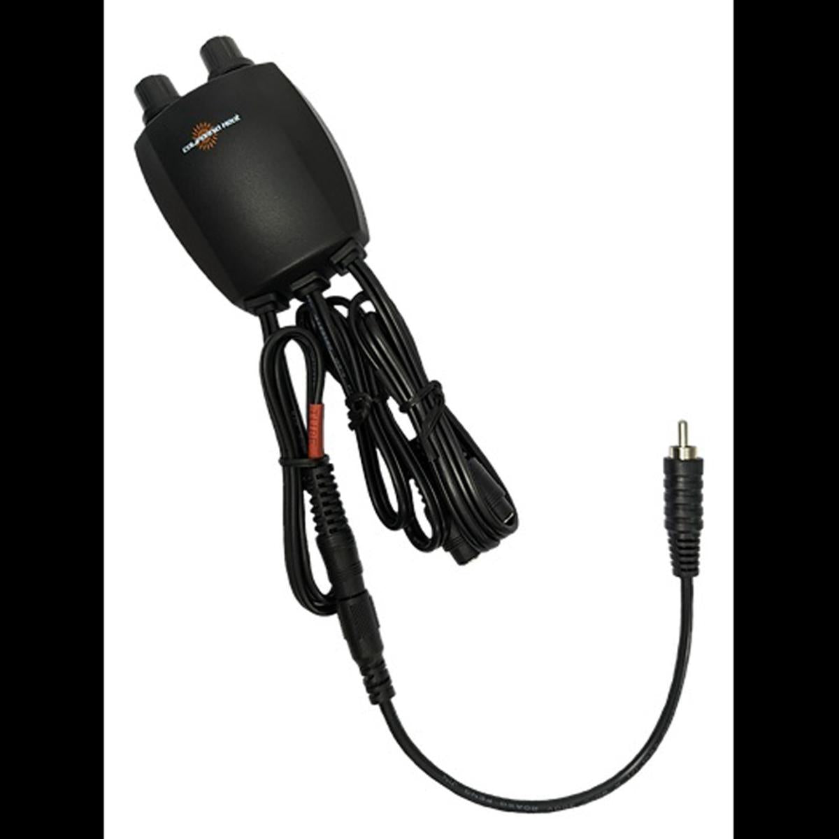 California Heat 12V RCA to Female COAX Adapter - Black California Heat 12V RCA to Female COAX Adapter - Black