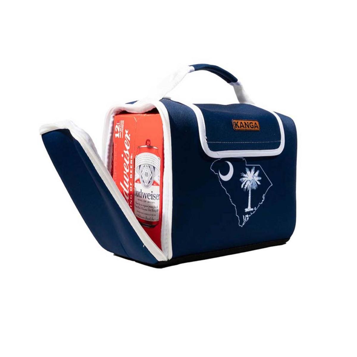 Kanga Coolers South Carolina Flag Kase Mate Standard 12 Pack Cooler - South Carolina Kanga Coolers South Carolina Flag Kase Mate Standard 12 Pack Cooler - South Carolina