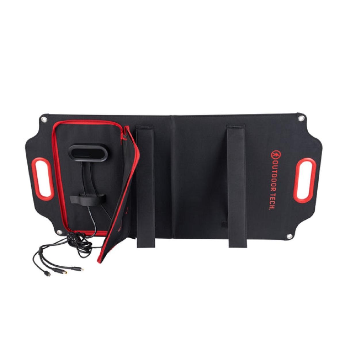 Outdoor Tech Dawn 40w Solar Panel - Black/Red Outdoor Tech Dawn 40w Solar Panel - Black/Red