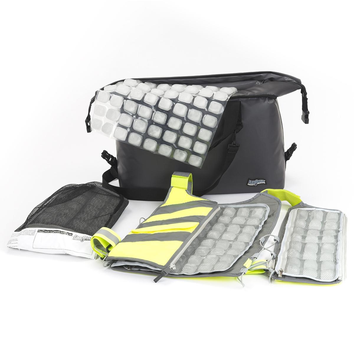 FlexiFreeze Professional Series Ice Vest Cooling Kit - Hi-Vis FlexiFreeze Professional Series Ice Vest Cooling Kit - Hi-Vis