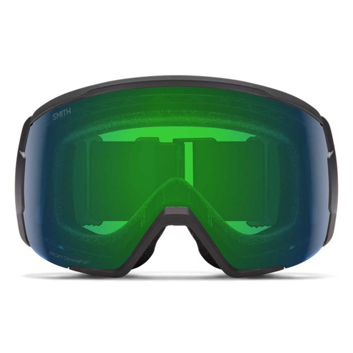 Smith Optics Proxy Goggles ChromaPop Everyday Green Mirror - Black Frame Smith Optics Proxy Goggles ChromaPop Everyday Green Mirror - Black Frame