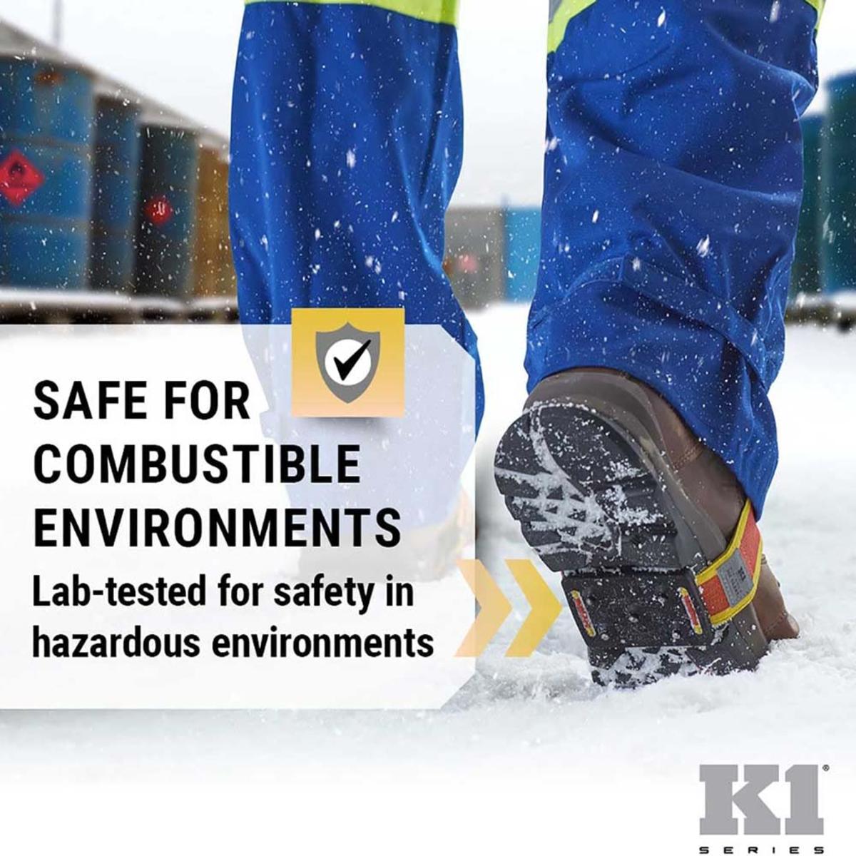 K1 Ice Cleats Original Mid-Sole Ice Cleats Intrinsic - Hi-Vis K1 Ice Cleats Original Mid-Sole Ice Cleats Intrinsic - Hi-Vis