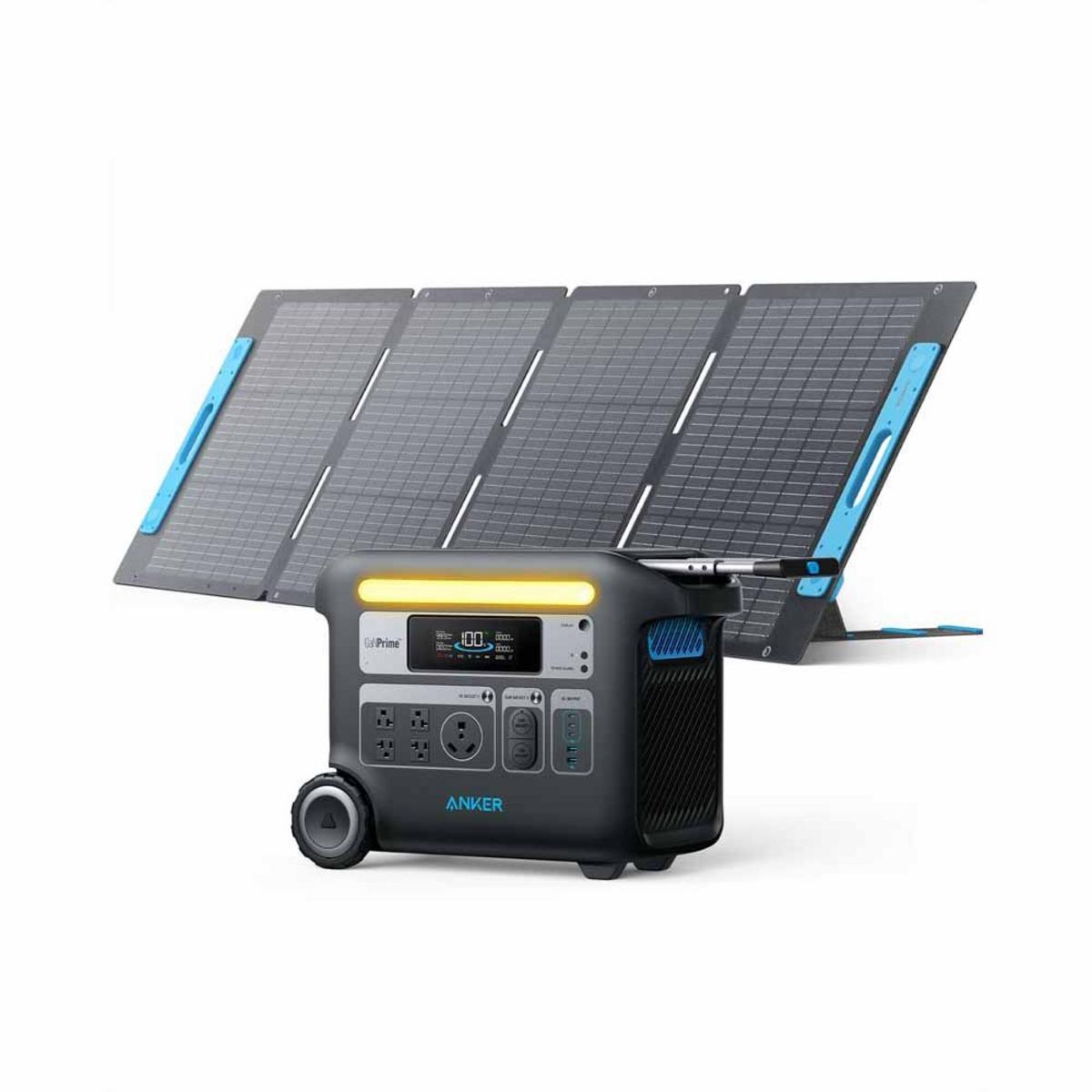 Anker Solar Generator 767 - PowerHouse 2048Wh with 200W Solar Panels Anker Solar Generator 767 - PowerHouse 2048Wh with 200W Solar Panels