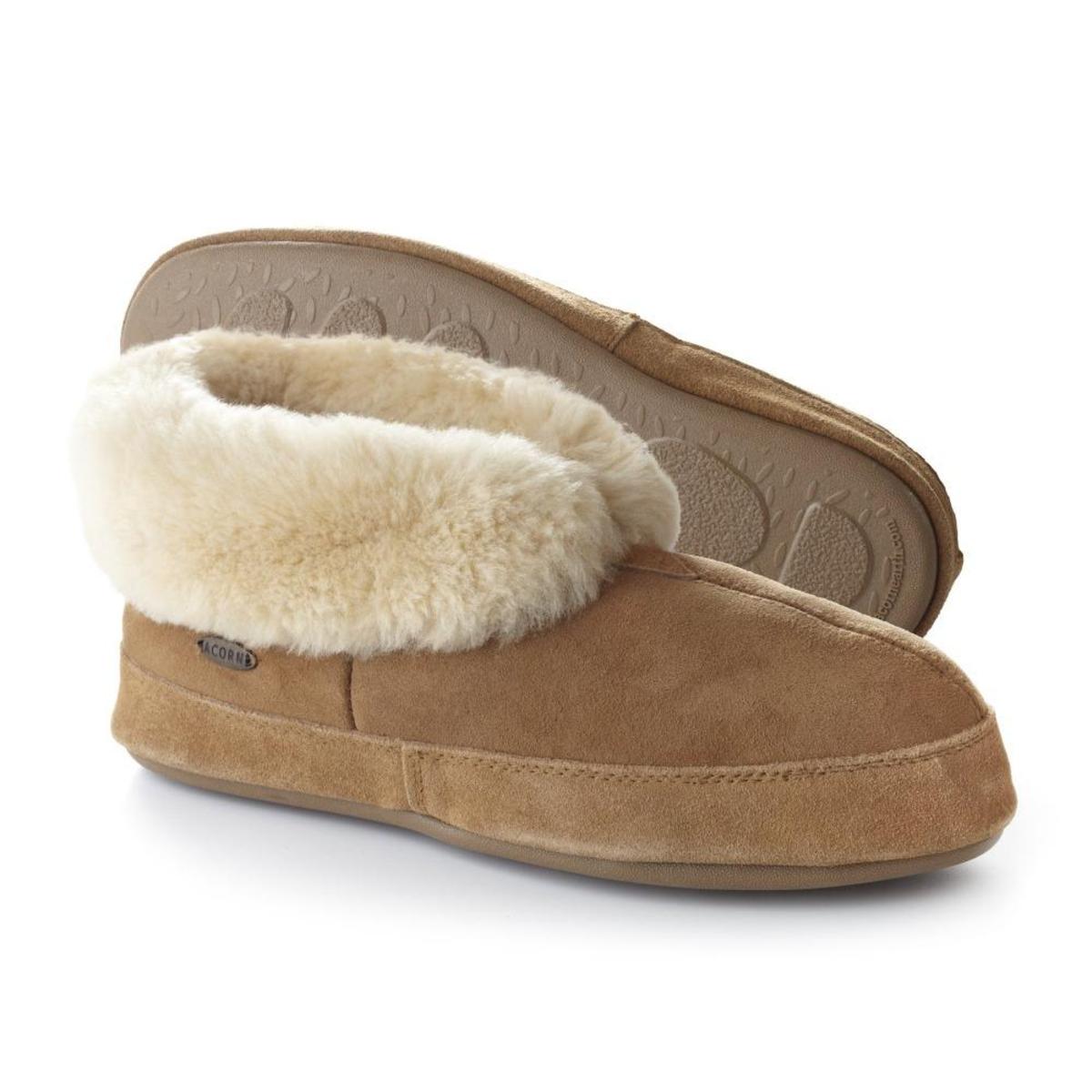 Acorn Men's Genuine Sheepskin Slipper Boots Acorn Men's Genuine Sheepskin Slipper Boots