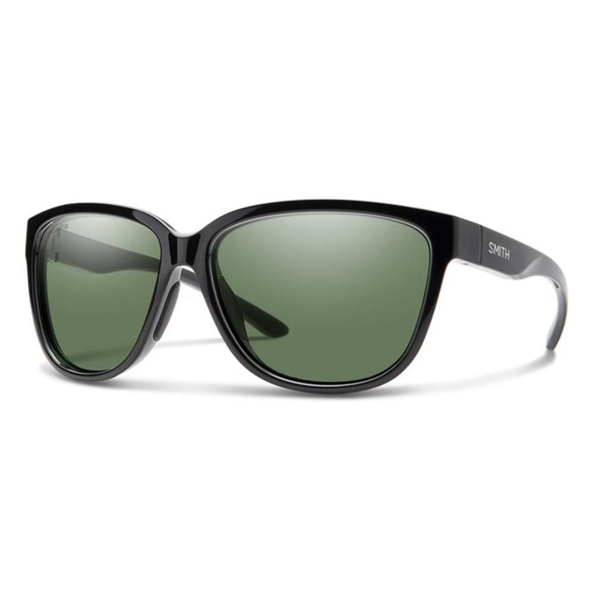 Smith Optics Women's Monterey Sunglasses ChromaPop Polarized Gray Green - Black Frame Smith Optics Women's Monterey Sunglasses ChromaPop Polarized Gray Green - Black Frame