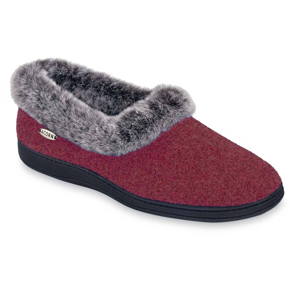 Acorn Women's Chinchilla Collar Slippers Acorn Women's Chinchilla Collar Slippers