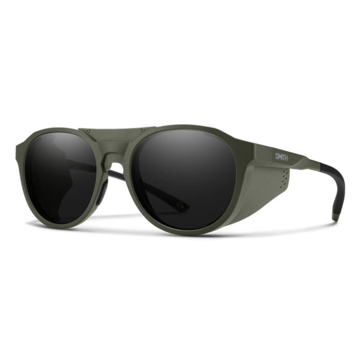 Smith Optics Venture Sunglasses ChromaPop Polarized Black - Matte Moss Frame Smith Optics Venture Sunglasses ChromaPop Polarized Black - Matte Moss Frame