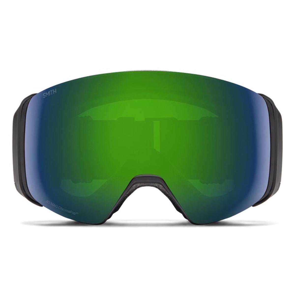 Smith Optics 4D MAG Goggles ChromaPop Sun Green Mirror - Black Frame Smith Optics 4D MAG Goggles ChromaPop Sun Green Mirror - Black Frame