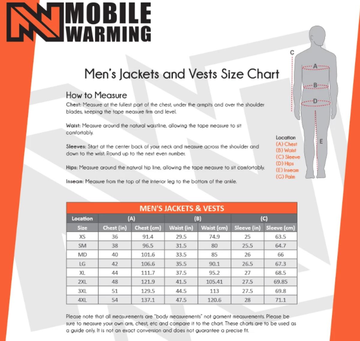 Mobile Warming 12V Men's Ridge Heated Jacket Mobile Warming 12V Men's Ridge Heated Jacket
