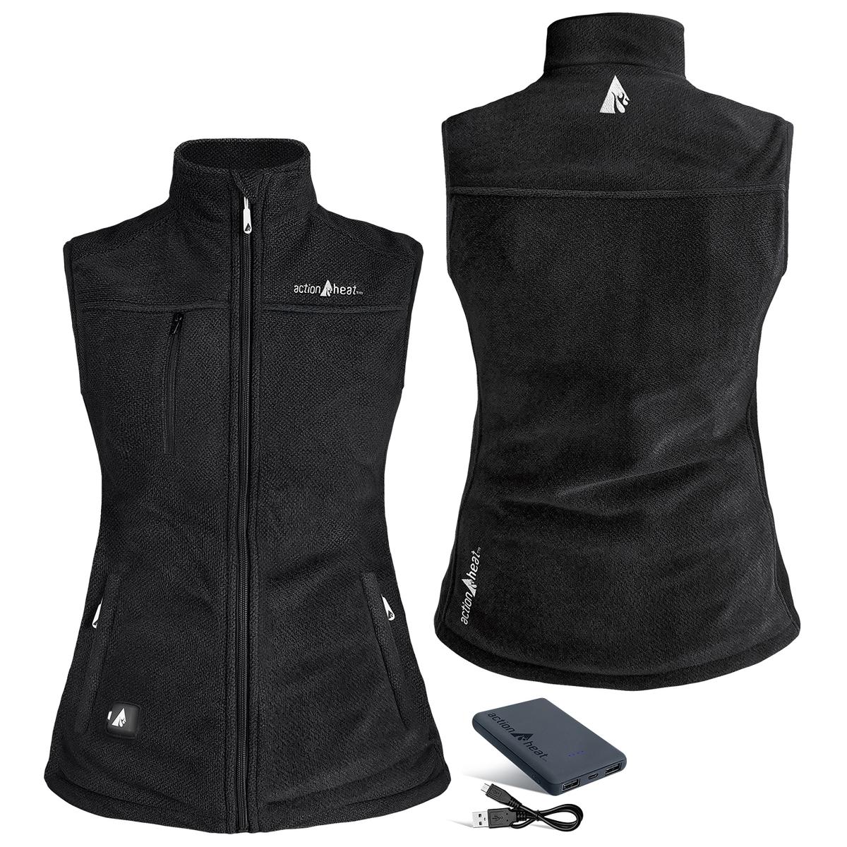 ActionHeat 5V Women's Performance Fleece Battery Heated Vest ActionHeat 5V Women's Performance Fleece Battery Heated Vest