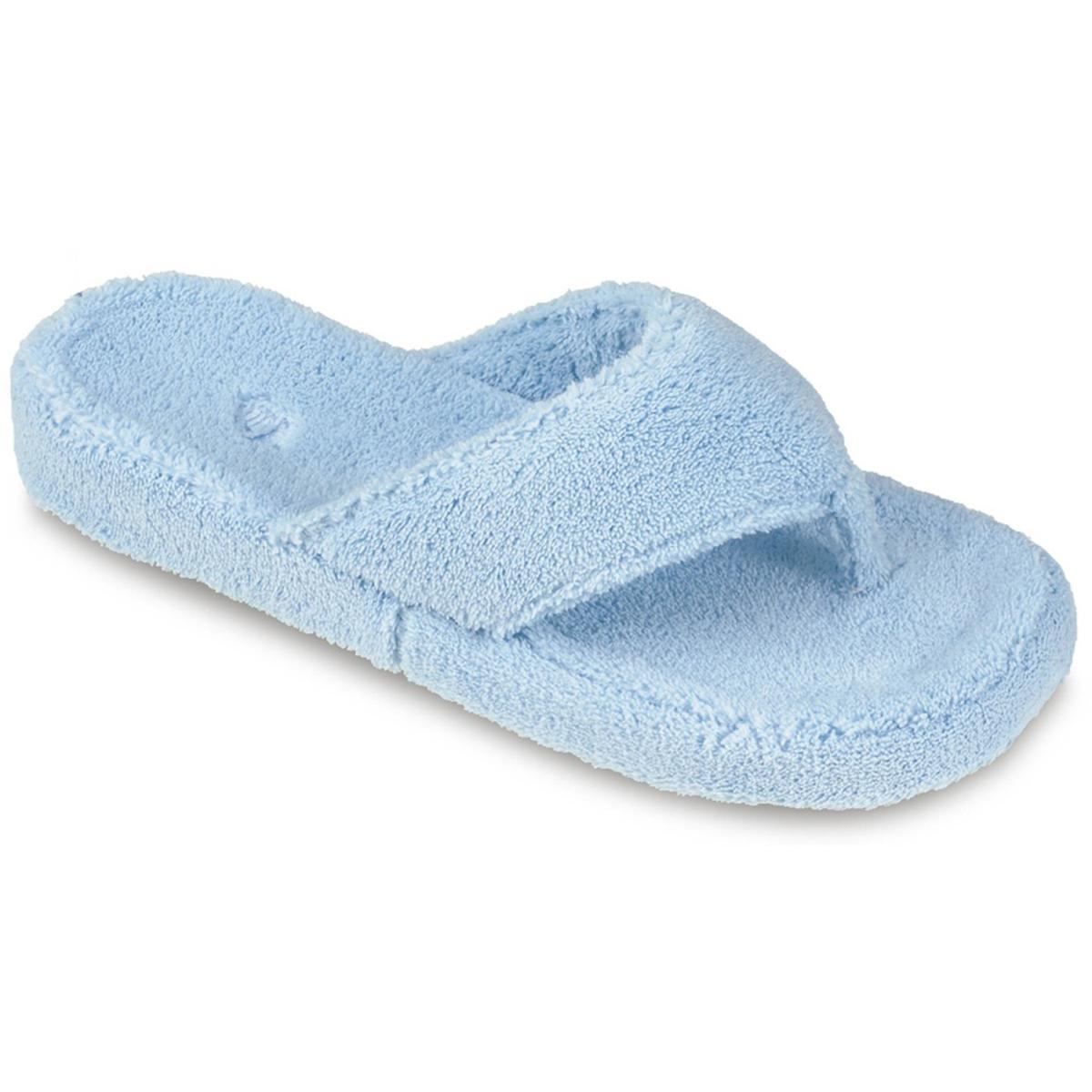 ACORN Women's Spa Thong Slippers - Powder Blue ACORN Women's Spa Thong Slippers - Powder Blue
