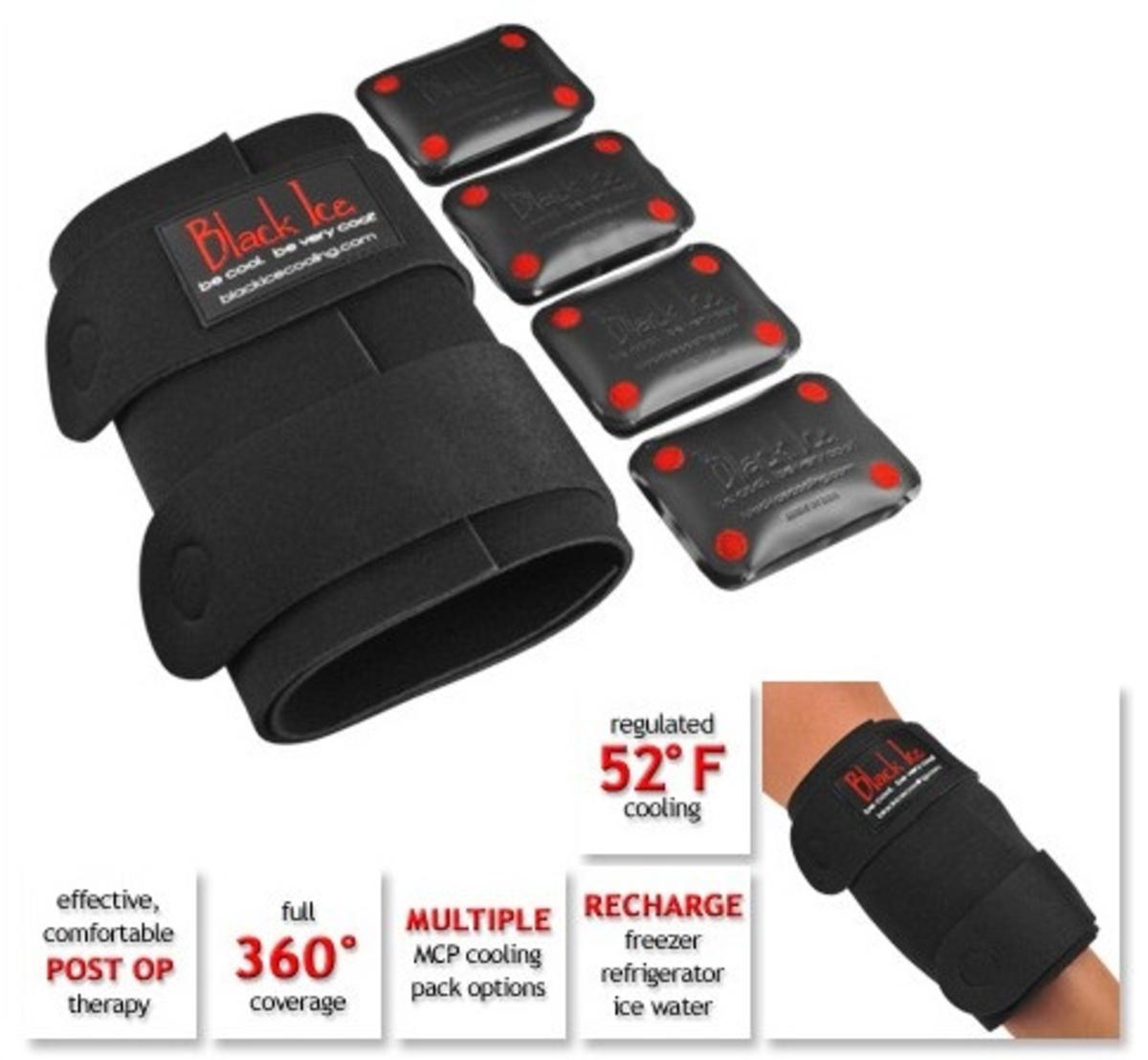 Black Ice CoolTherapy System - Knee Wrap (4 Pack) Black Ice CoolTherapy System - Knee Wrap (4 Pack)
