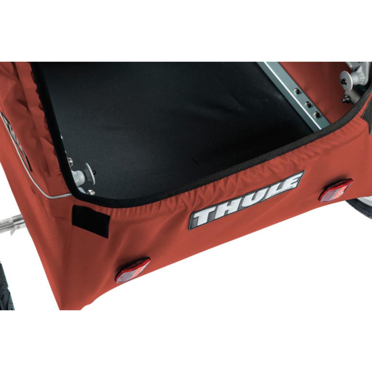 Thule Cadence 2-Seat Bike Trailer - Hot Sauce Red Thule Cadence 2-Seat Bike Trailer - Hot Sauce Red